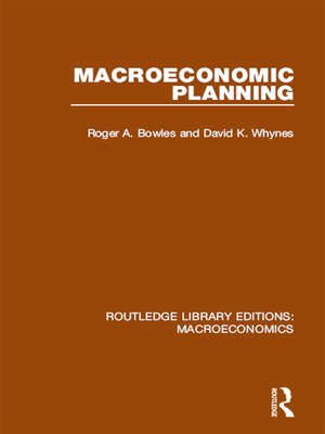cover image of Macroeconomic Planning